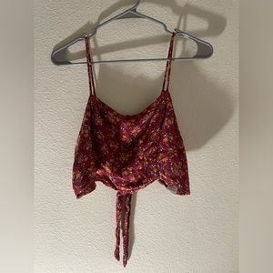 Aeropostale floral crop tank. Size Large.